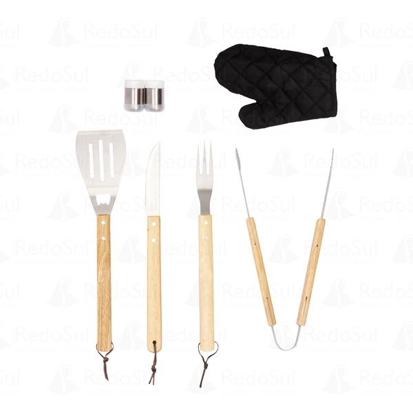 Kit Churrasco personalizado 8 Peças